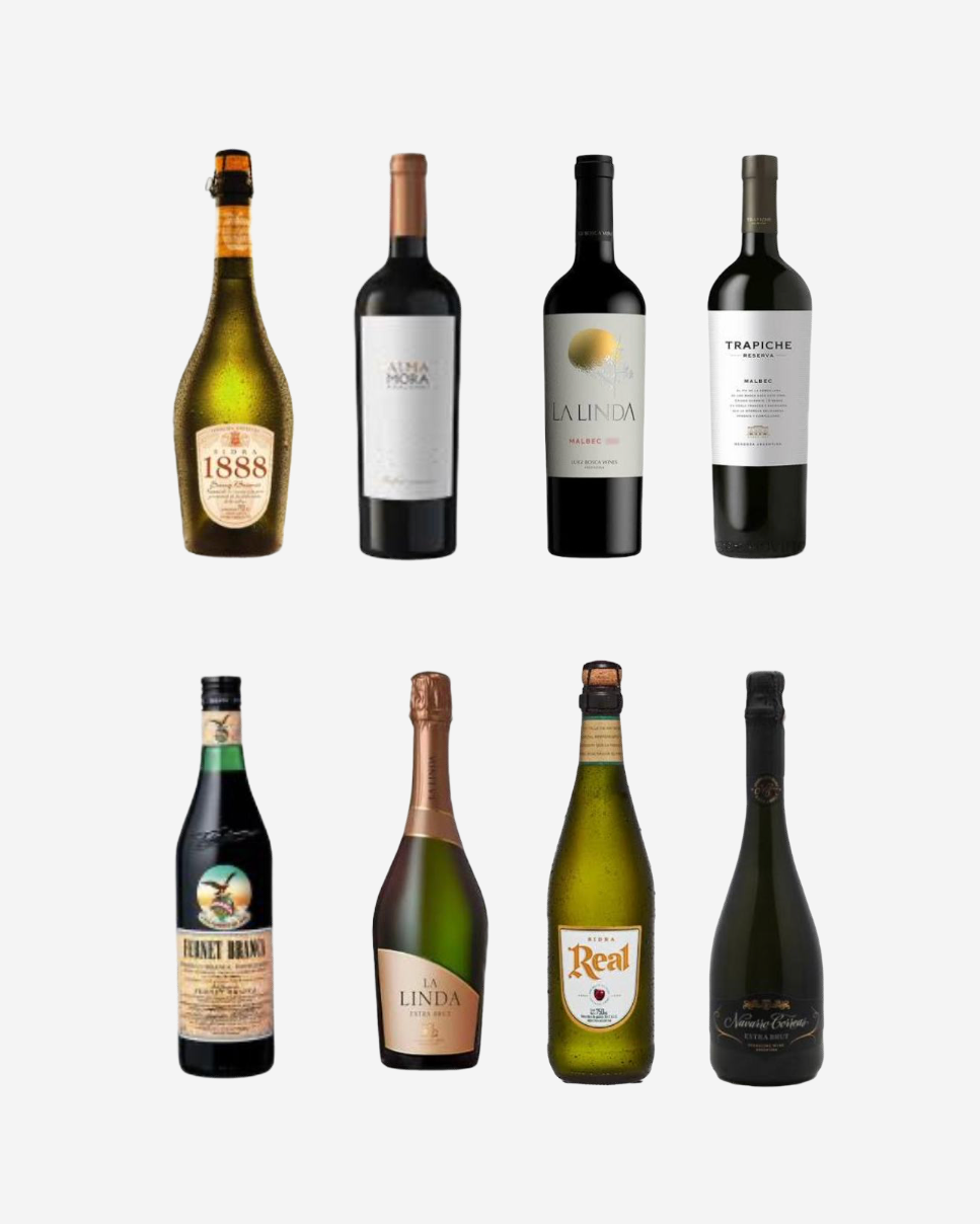 Bebidas para tu caja