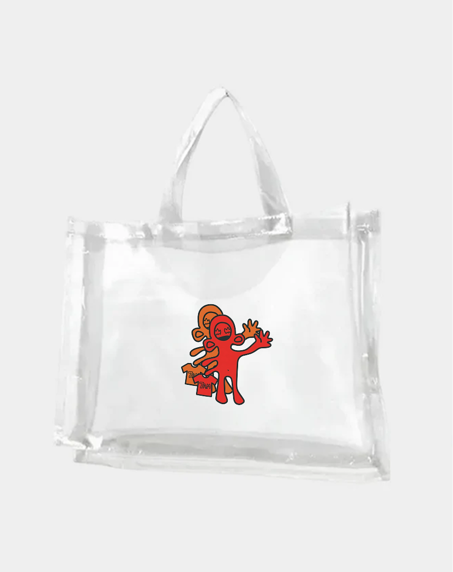 Bolso transparente de plástico