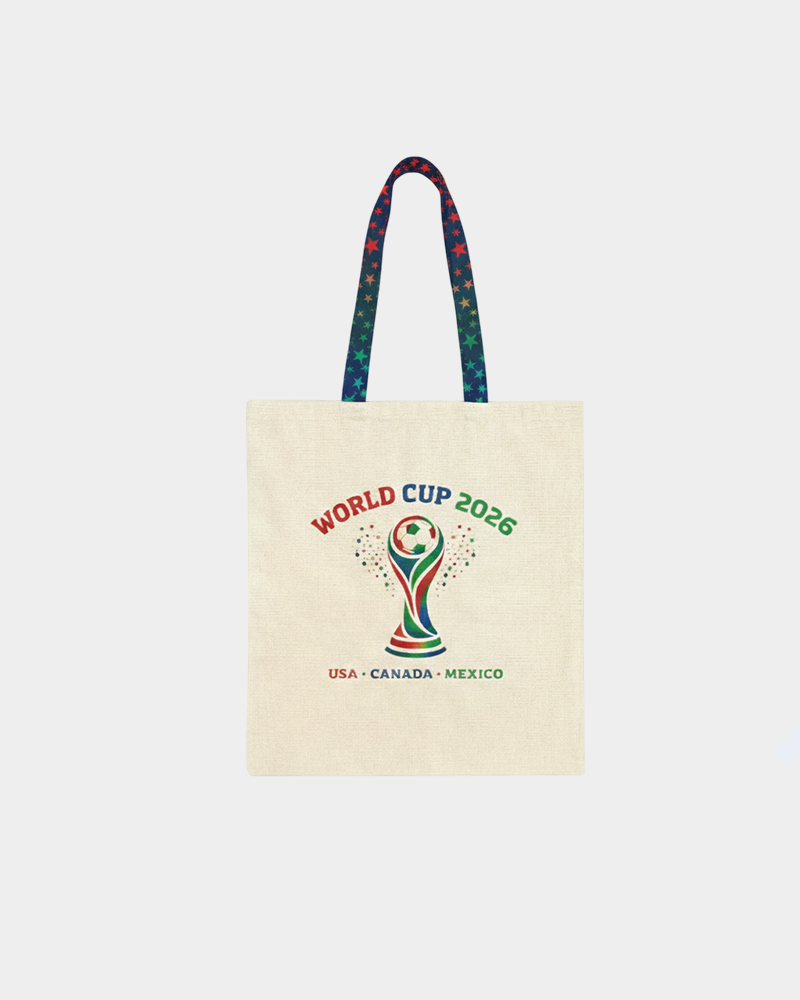 Totebag de lienzo personalizada con correas full color Mundial 2026