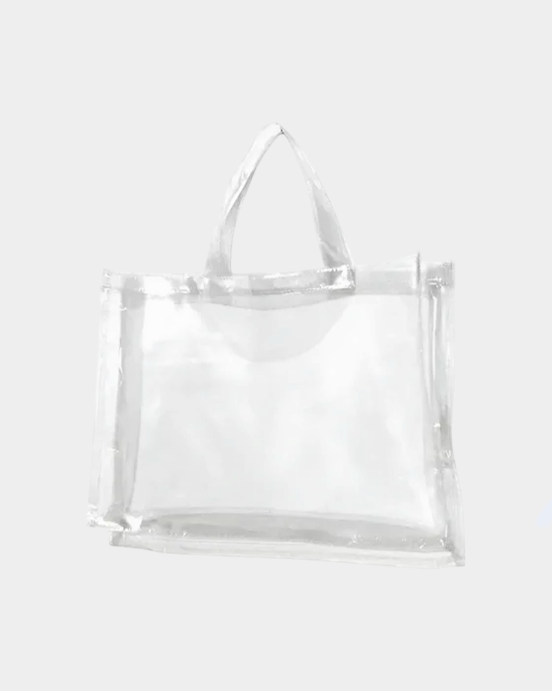 Bolso de plástico transparente