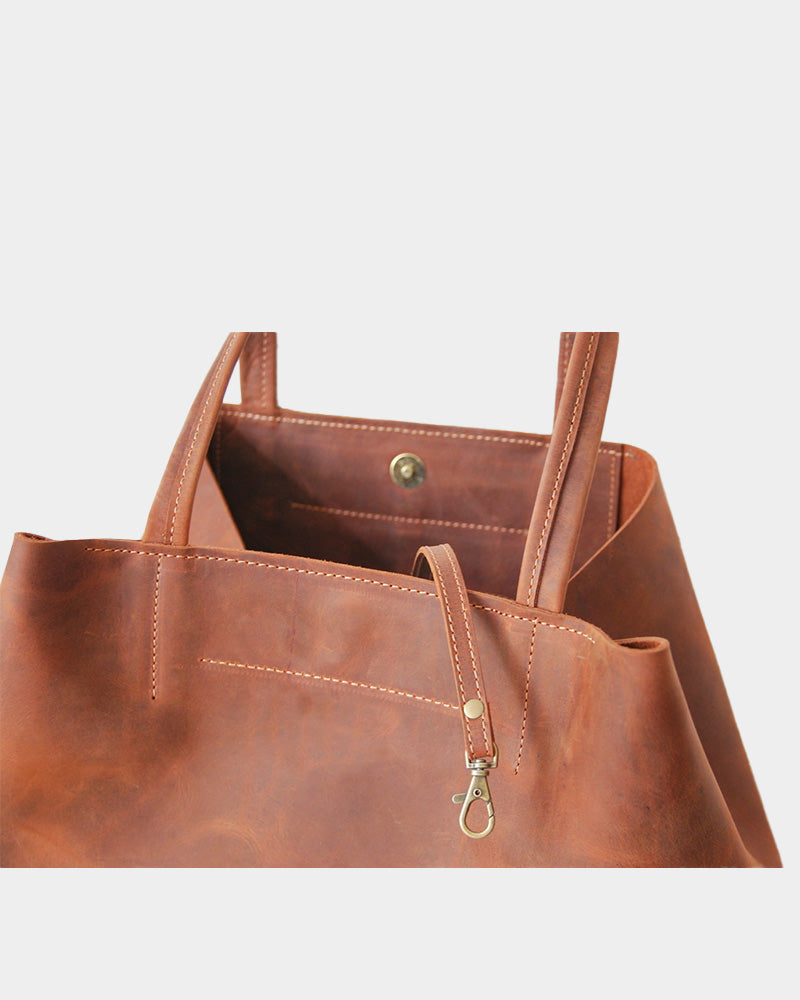 Tote de cuero
