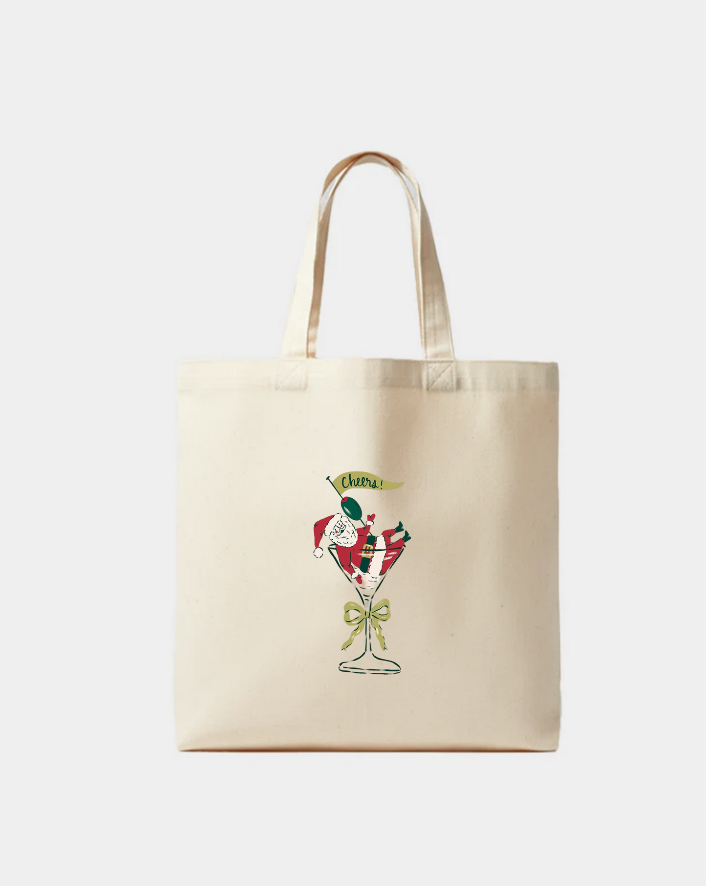 Totebag gabardina navidad