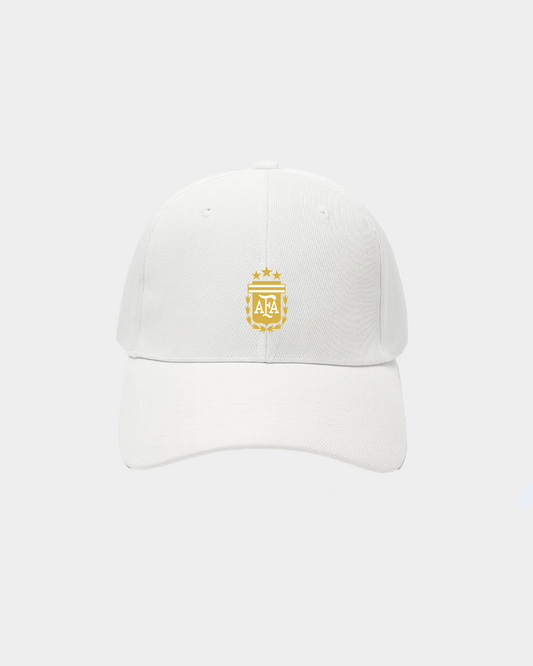 Gorra gabardina blanca diseño Mundial 2026