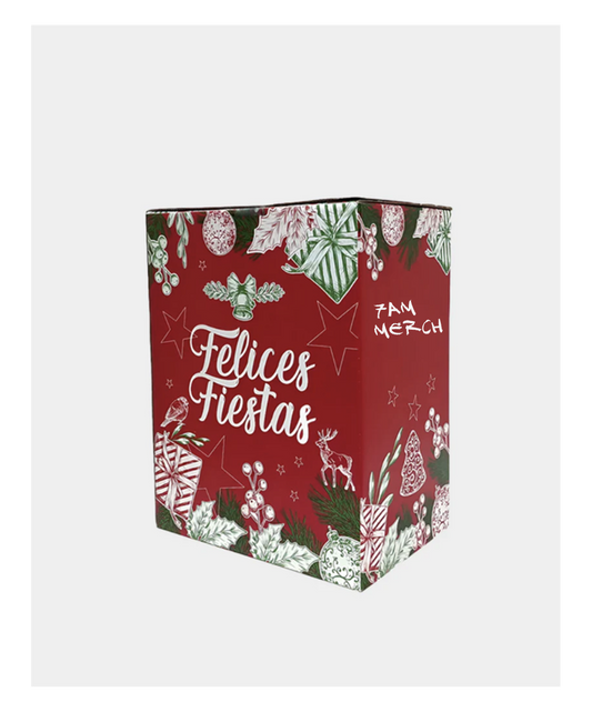 Caja navideña personalizada